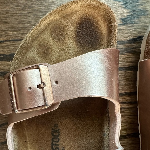 Birkenstock Arizona Metallic Sandals - kids size 3 / EU 34 - Picture 5 of 8